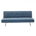 Καναπές κρεβάτι Travis 3θέσιος με ύφασμα ανοικτό μπλε 175x83x74εκ c139284
