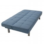 Καναπές κρεβάτι Travis 3θέσιος με ύφασμα ανοικτό μπλε 175x83x74εκ c139284