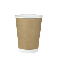 Σετ 100 τεμάχια Ποτήρια Ζεστών και Κρύων ροφημάτων Χάρτινα διπλού τοιχώματος 9x11 1cm c141697