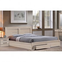 Κρεβάτι με δύο συρτάρια sonama χρώμα c14448