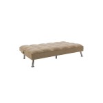 Καναπές κρεβάτι Rebel 3θέσιος με ύφασμα μπεζ καφέ 189x92x82εκ c145080