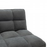 Καναπές κρεβάτι Rebel 3θέσιος με ύφασμα ανθρακί 189x92x82εκ c145081