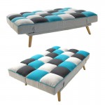 Καναπές κρεβάτι Andy 3θέσιος με ύφασμα πολύχρωμο 178x91x86εκ c145083