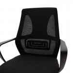 Καρέκλα γραφείου διευθυντή Maestro με ύφασμα mesh χρώμα μαύρο c145915