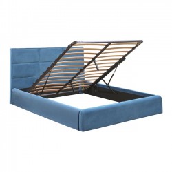 ΚΡΕΒΑΤΙ BRILEY 160x200 ΜΕ ΑΠΟΘΗΚΕΥΤΙΚΟ ΧΩΡΟ ΒΕΛΟΥΔΟ ΠΕΤΡΟΛ HM583 18 c145930