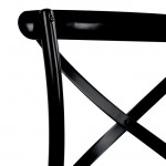 Καρέκλα τραπεζαρίας σε μαύρη απόχρωση c14833