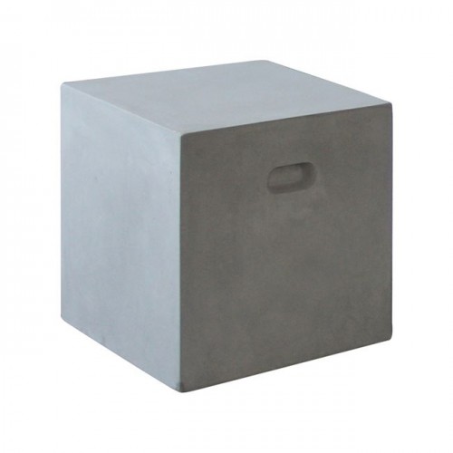 CONCRETE Cubic Σκαμπώ 37x37cm Cement Grey c152031