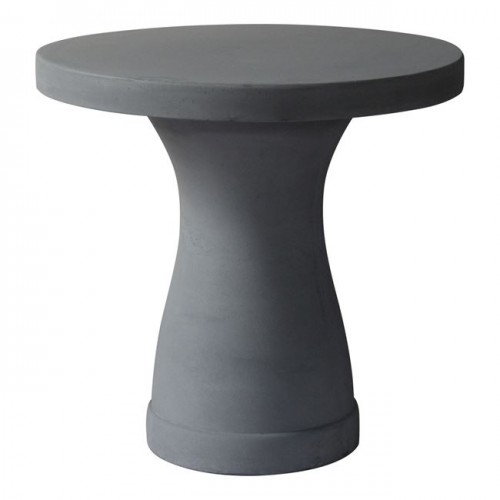 CONCRETE Τραπέζι D 80cm Cement Grey c152034