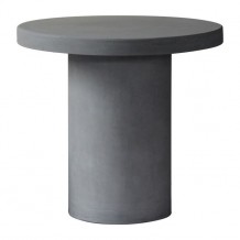 CONCRETE Cylinder Τραπέζι D 80cm Cement Grey c152035 CONCRETE Cylinder Τραπέζι D 80cm Cement Grey c152035
