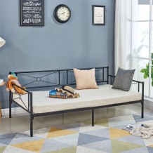 QUEEN Daybed 90x190cm Μεταλ Μαύρο c152424 QUEEN Daybed 90x190cm Μεταλ Μαύρο c152424