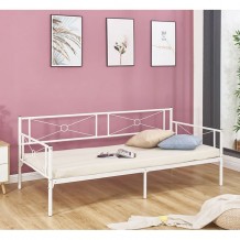 QUEEN Daybed 90x190cm Μεταλ Άσπρο c152456 QUEEN Daybed 90x190cm Μεταλ Άσπρο c152456