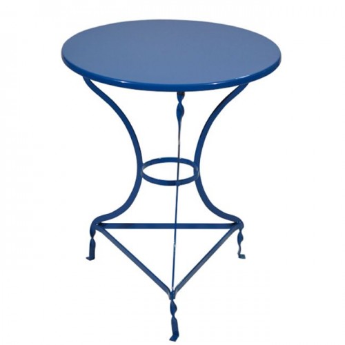 Τραπέζι μεταλλικό σε μπλε χρώμα c15341
