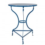 Τραπέζι μεταλλικό σε μπλε χρώμα c15341