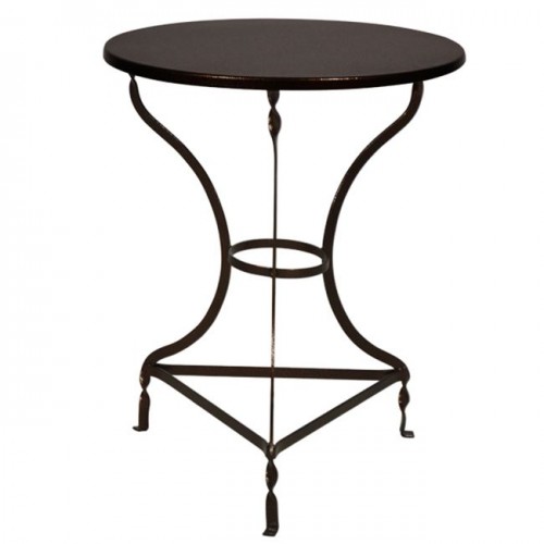 Τραπέζι μεταλλικό σε καφέ χρώμα c15346