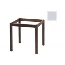 ΠΟΔΙ ΚΑΦ 60x60cm Εμποτ Λάκα Άσπρο Λυόμενο c157016