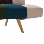 Καναπές κρεβάτι 3θέσιος Freddo pakoworld με ύφασμα πολύχρωμο 182x81x84εκ c158167