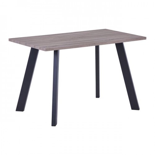 BAXTER Τραπέζι 120x70cm Sonoma Oak Βαφή Μαύρη c159946
