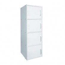 CLOSET Ντουλάπι Βοηθητικό 42x30x106cm Άσπρο c159958 CLOSET Ντουλάπι Βοηθητικό 42x30x106cm Άσπρο c159958