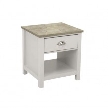 LUXOR Κομοδίνο 45x40x50cm Sonoma Άσπρο c159974 LUXOR Κομοδίνο 45x40x50cm Sonoma Άσπρο c159974