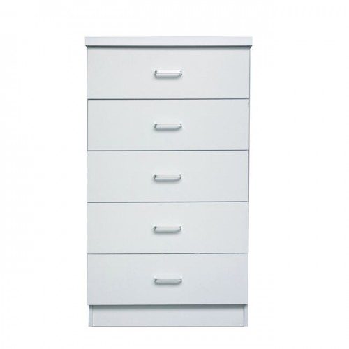 DRAWER Συρταριέρα 5 Συρτ 60x40x97cm Άσπρη c160071