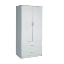 CLOSET Ντουλάπα 80x50x180cm Άσπρη c160083