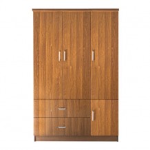 CLOSET Ντουλάπα 120x50x180cm Καρυδί c160088 CLOSET Ντουλάπα 120x50x180cm Καρυδί c160088