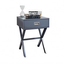 WICK Κομοδίνο 40x40x55cm Γκρι c160159 WICK Κομοδίνο 40x40x55cm Γκρι c160159