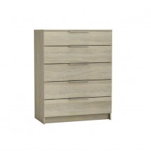 DRAWER Συρταριέρα 5 Σ 80x40x105cm Sonoma c160160