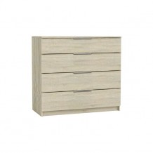 DRAWER Συρταριέρα 4 Σ 80x40x83cm Sonoma c160161 DRAWER Συρταριέρα 4 Σ 80x40x83cm Sonoma c160161