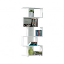 ROSS Βιβλιοθήκη Ραφιέρα 70x23x175cm Άσπρη c160165