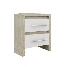KENNEL Κομοδίνο 47x39x57cm Sonoma Άσπρο c160170 KENNEL Κομοδίνο 47x39x57cm Sonoma Άσπρο c160170