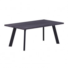 BAXTER Τραπ Σαλονιού 110x60cm Grey Walnut Βαφή Μαύρη c160200