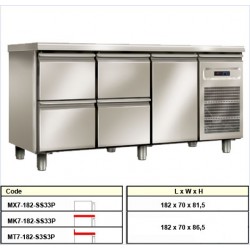 Ψυγείο πάγκος συντήρησης MX7-182-S3S3P c16021