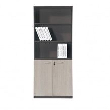 PROGRESS Βιβλιοθήκη 80x40x190cm Elm Grey c160257