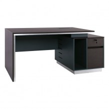 ADVANCE Γραφείο 180x80cm Σκ Καρυδί Γκρι c160265 ADVANCE Γραφείο 180x80cm Σκ Καρυδί Γκρι c160265