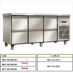 Ψυγείο πάγκος συντήρησης MX7-182-S3S3S3 c16028