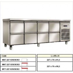Ψυγείο πάγκος συντήρησης MX7-227-S3S3S3S3 c16039