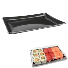 Σετ 50 Δίσκοι πλαστικοί Μίας Χρήσης Μαύροι 16x22cm c160769 Σετ 50 Δίσκοι πλαστικοί Μίας Χρήσης Μαύροι 16x22cm c160769