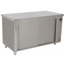 Inox θερμοερμάριο με συρόμενες πόρτες Inox θερμοερμάριο με συρόμενες πόρτες