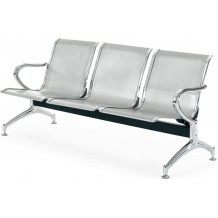 Κάθισμα αναμονής 3 θέσεων χρωμίου ag262b
