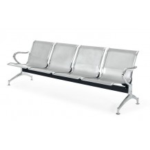 Κάθισμα αναμονής 4 θέσεων χρωμίου ag262c