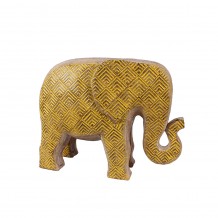 AFRICANA 2 ΔΙΑΚΟΣΜΗΤΙΚΟΣ ΕΛΕΦΑΝΤΑΣ ΚΙΤΡΙΝΟΣ 29x12 5xY22cm c164203