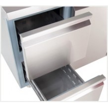 Inox διπλό ψυγείο πάγκος με συρτάρια 70 Inox διπλό ψυγείο πάγκος με συρτάρια 70