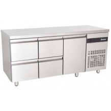 Inox τριπλό ψυγείο πάγκος με συρτάρια 70 Inox τριπλό ψυγείο πάγκος με συρτάρια 70