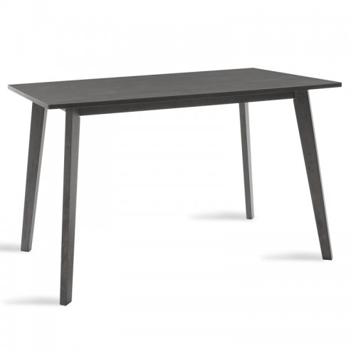 Τραπέζι Benson pakoworld MDF με καπλαμά χρώμα rustic grey 120x75x75εκ c169731