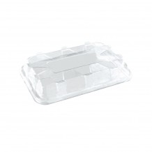 Σετ 50 Καπάκια Διάφανα Ορθoγώνια Μίας Χρήσης 35x24x8cm c174233 Σετ 50 Καπάκια Διάφανα Ορθoγώνια Μίας Χρήσης 35x24x8cm c174233