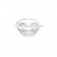 Σετ 50 Σκεύη Διάφανα Στρογγυλά με Υπερυψωμενο καπάκι 17 2x9 4cm c174934 Σετ 50 Σκεύη Διάφανα Στρογγυλά με Υπερυψωμενο καπάκι 17 2x9 4cm c174934