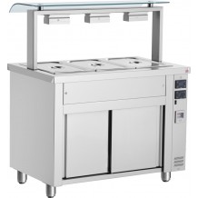 Μπαιν μαρί επιδαπέδιο θερμαινόμενο με sneeze guard MJV718 c18212 Μπαιν μαρί επιδαπέδιο θερμαινόμενο με sneeze guard MJV718 c18212