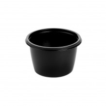 Σετ 50 Δοχεία Τροφίμων Στρογγυλά  Μαύρα Μίας Χρήσης 13x7cm c182244 Σετ 50 Δοχεία Τροφίμων Στρογγυλά  Μαύρα Μίας Χρήσης 13x7cm c182244
