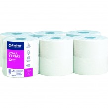 Συσκευασία 12 Ρολών Υγείας Επαγγελματικό για χρήση σε συσκευές 18 3cm c184119